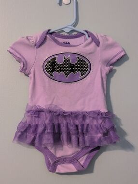 DC Comics Purple Batman Infant Bodysuit